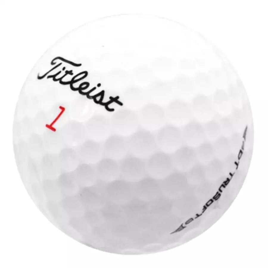 36 Titleist DT Trusoft White Golf Balls - Recycled 5A/4A