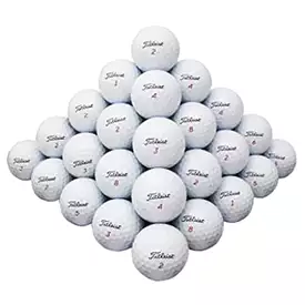 36 Titleist Mix White Golf Balls - Recycled  5A/4A