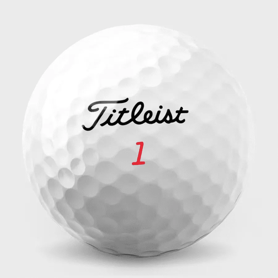 36 Titleist TruFeel White Golf Balls - Recycled 5A/4A