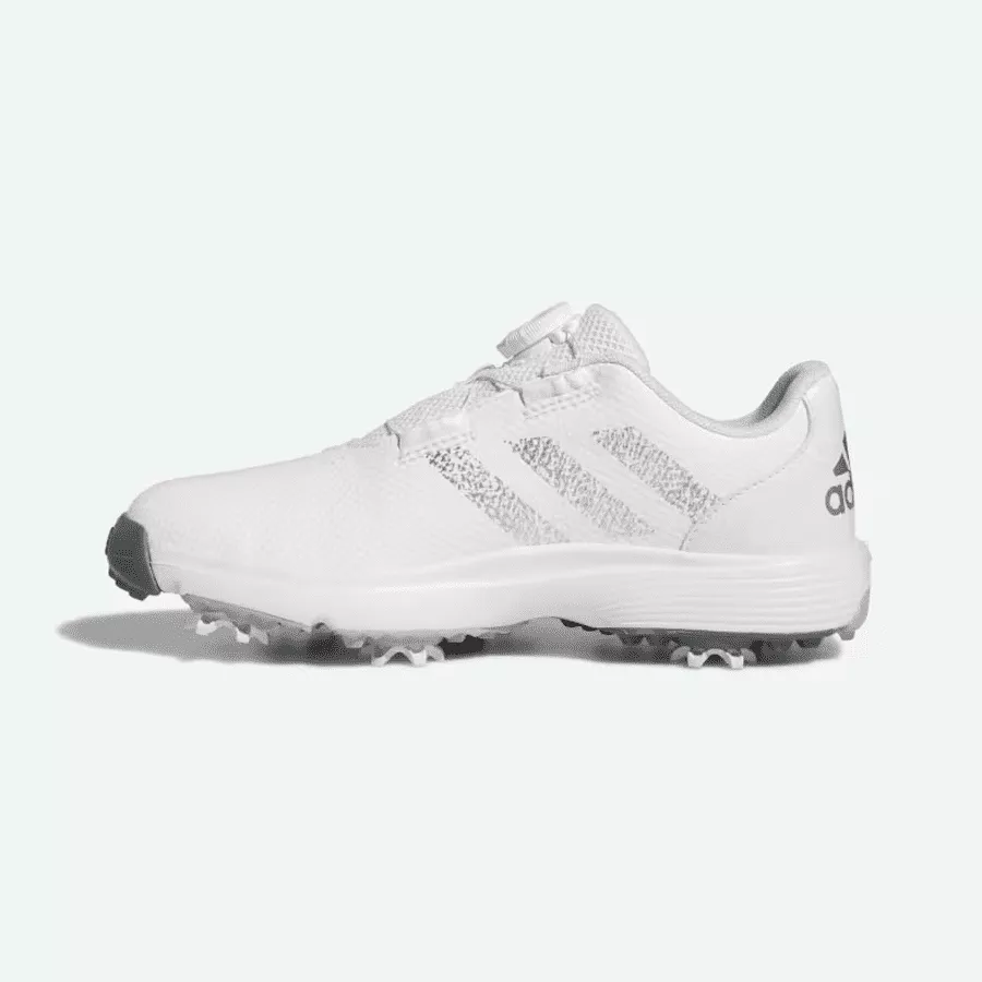 Adidas Junior's Codechaos 22 BOA Golf Shoes - White