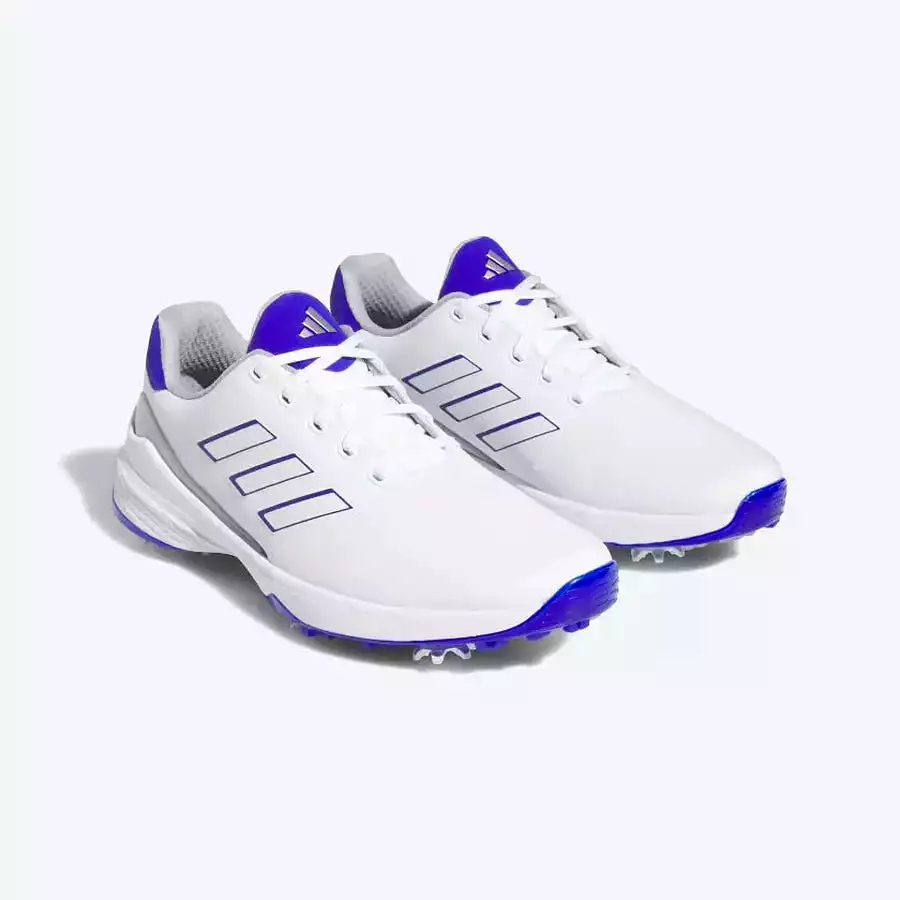 Adidas ZG23 Golf Shoes - White/Blue