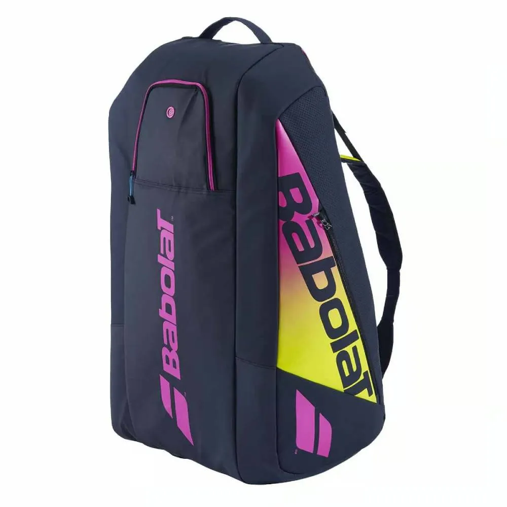 Babolat Pure Aero Rafa 2023 12R Tennis Kit Bag (Yellow/Pink/Blue)