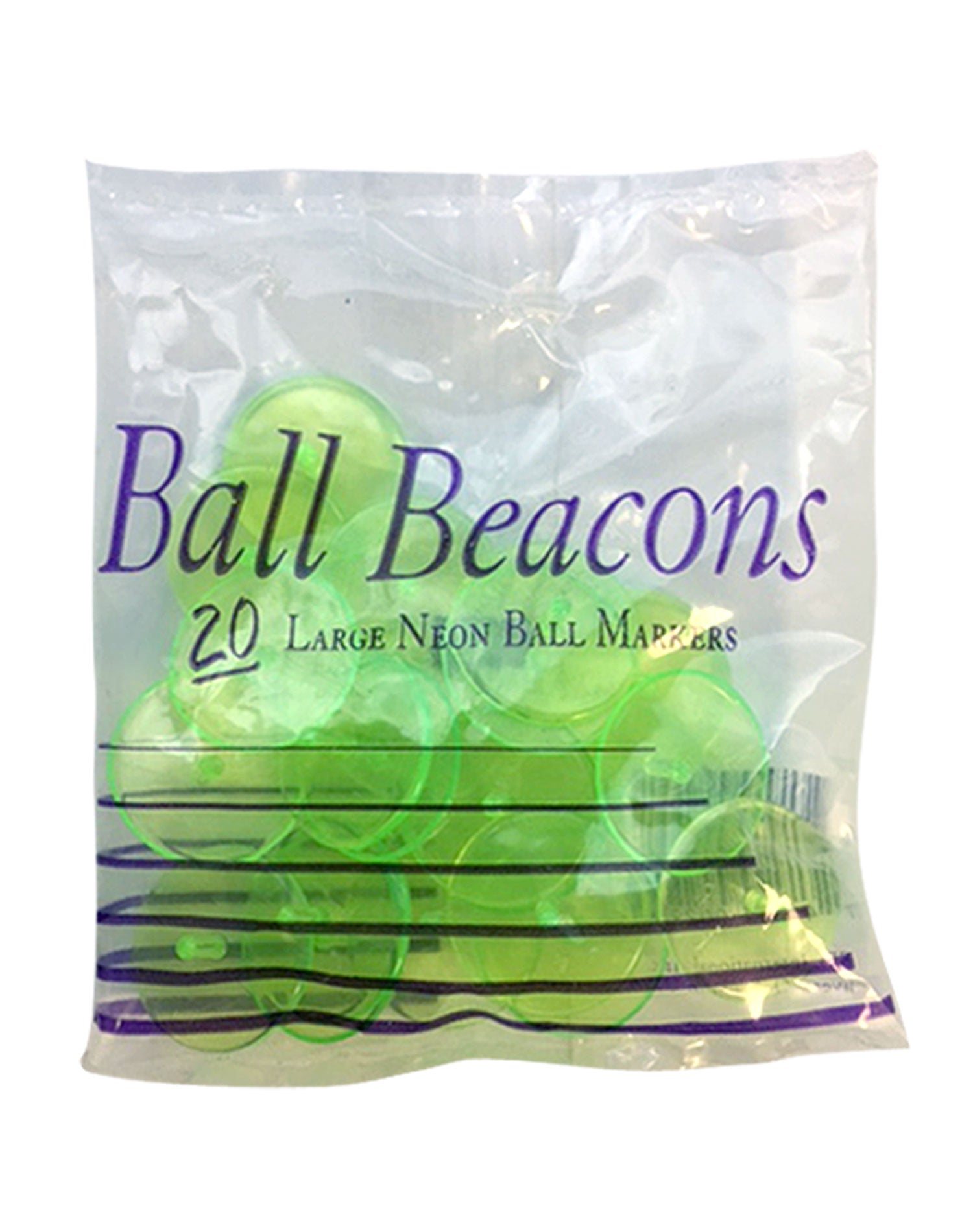 Beacons Large Neon Golf Ball Markers