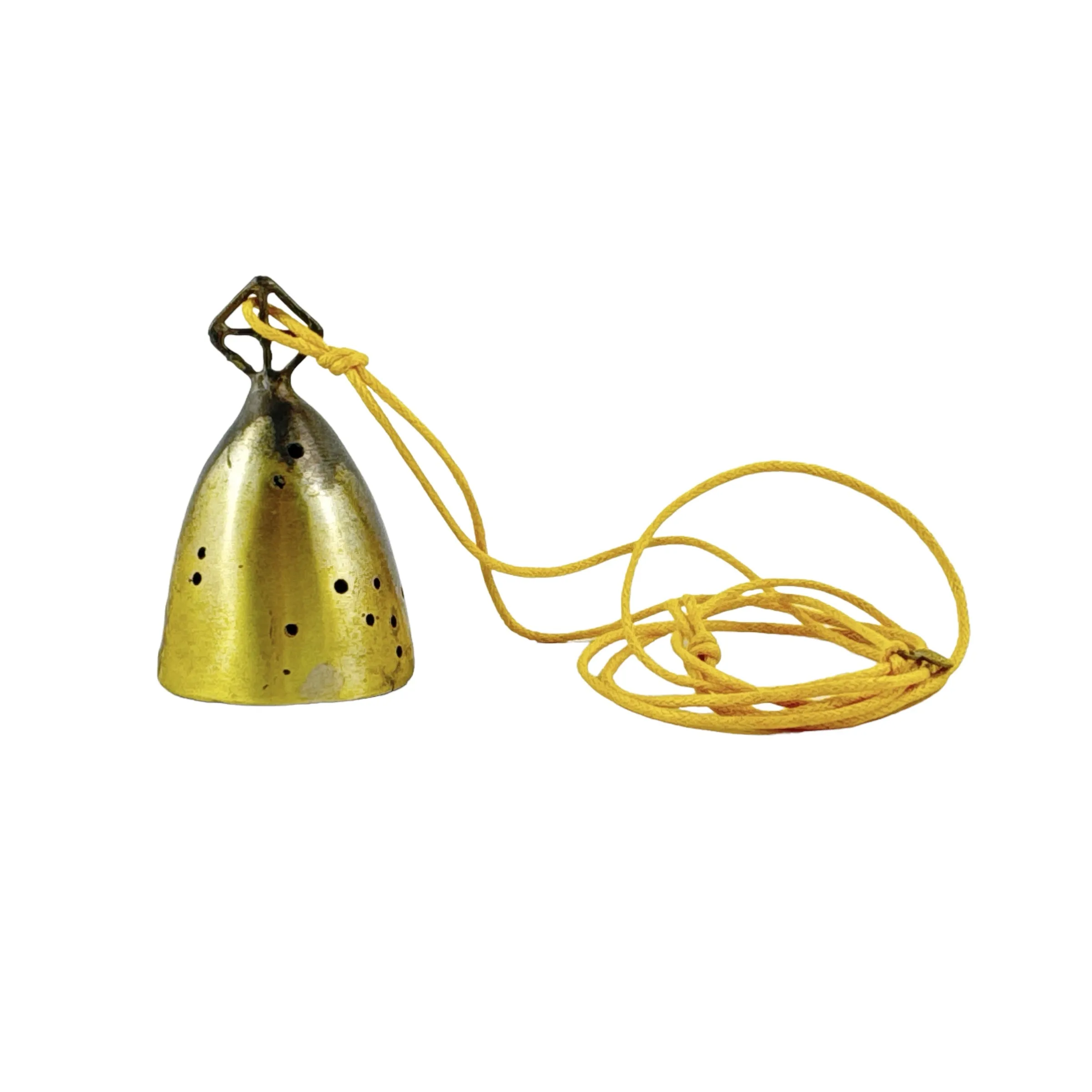 Biting Bell Brass Necklace - Anna Vlahos