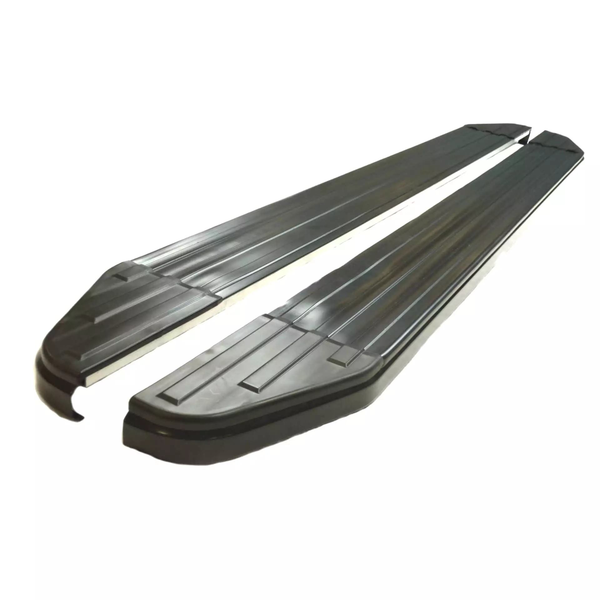 Black Raptor Side Steps Running Boards for Renault Captur 2013-2019