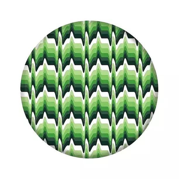 Blue/Green/White Pixel Wingman Disc