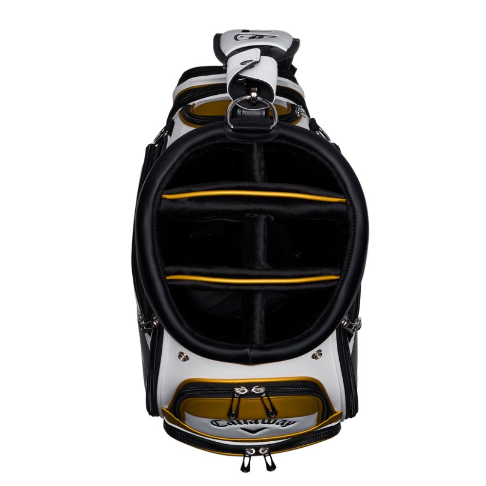 Callaway Rogue Staff Bag White/Black/Gold