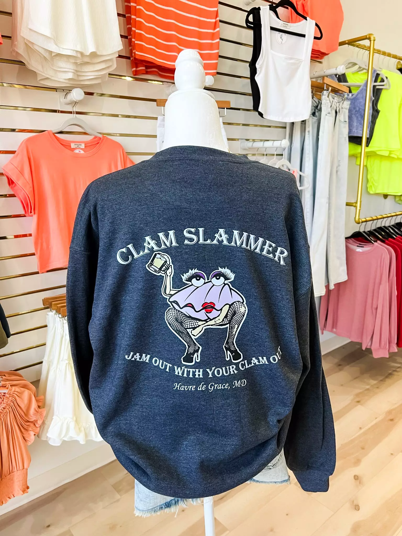 Clam Slammer Sweat Shirt