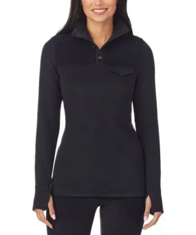 Cuddl Duds Fleecewear Long-Sleeve Collared Top