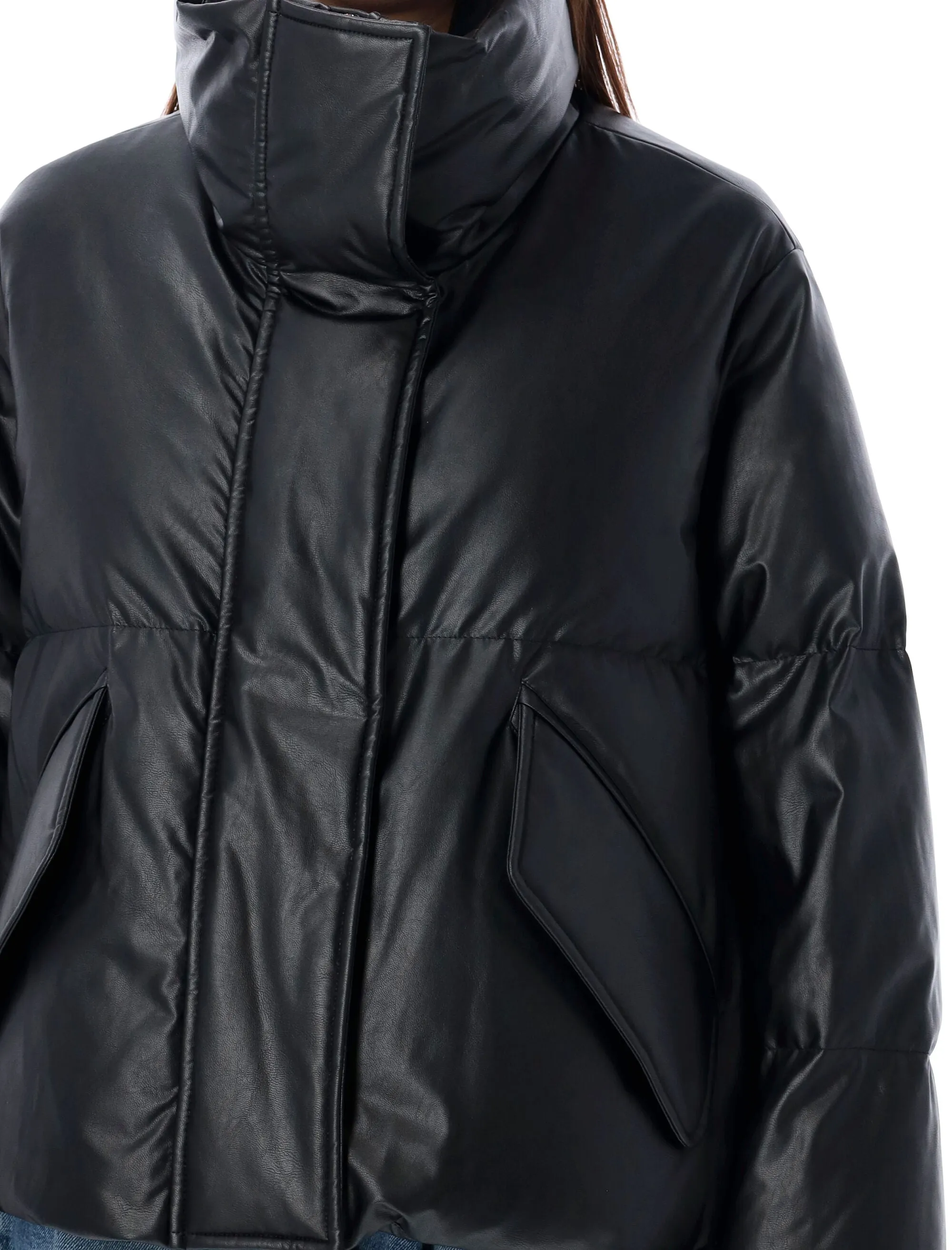 DOWNJACKET ECO LEATHER