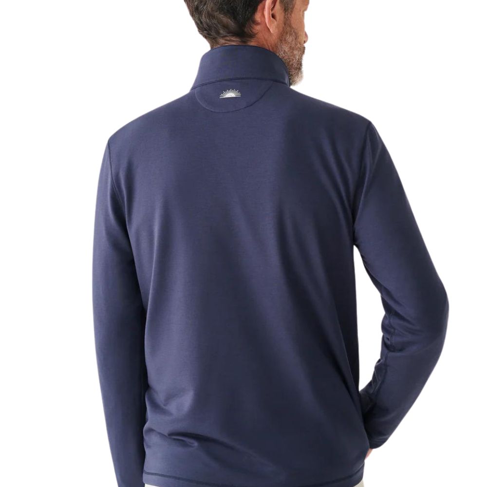 Faherty Men's Movement Quarter Zip Pullover - Blue Nights