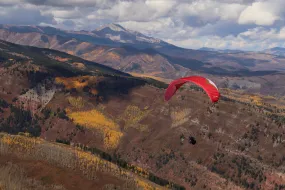 Folliage Paragliding in Aspen, Colorado