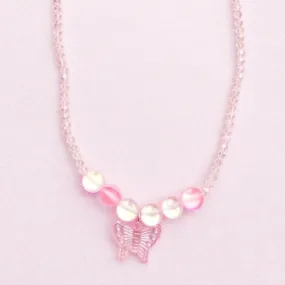 Great Pretenders Boutique Holo Pink Crystal Necklace