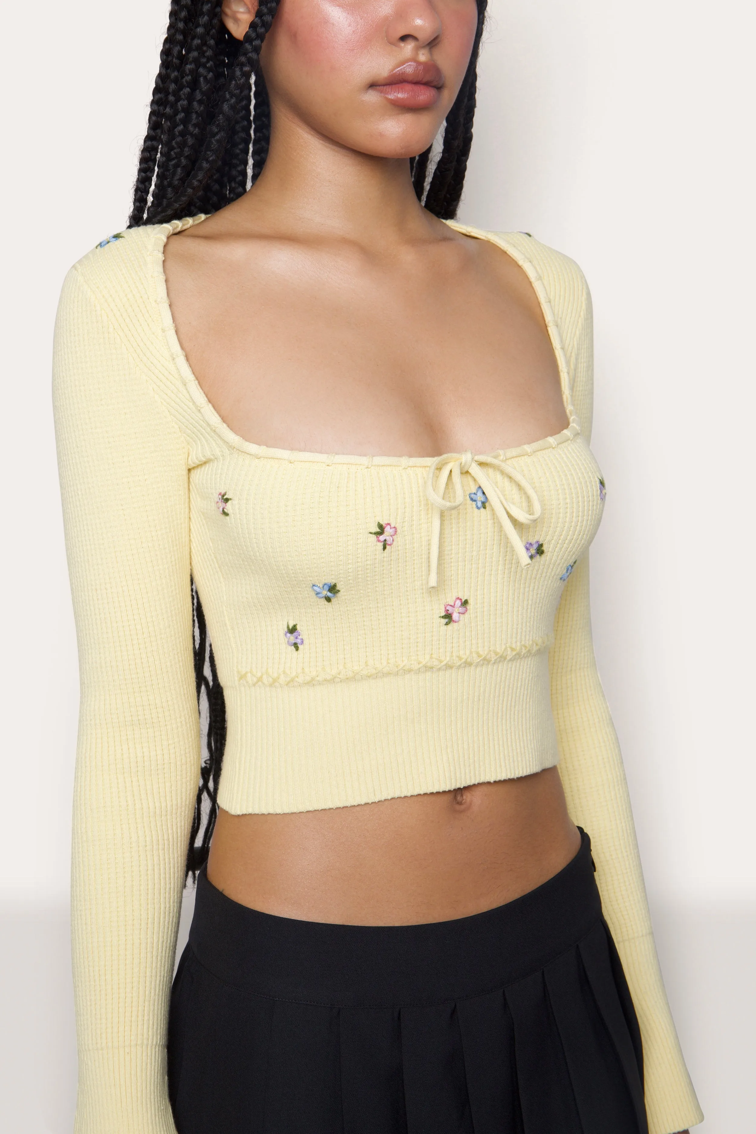 Home Sweet Home Waffle Sweater