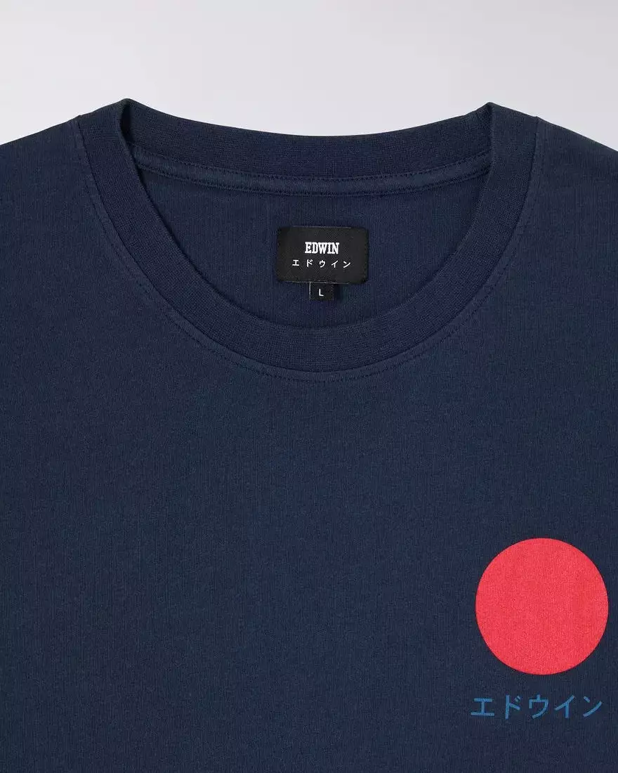 Japanese Sun T-shirt, Navy Blazer