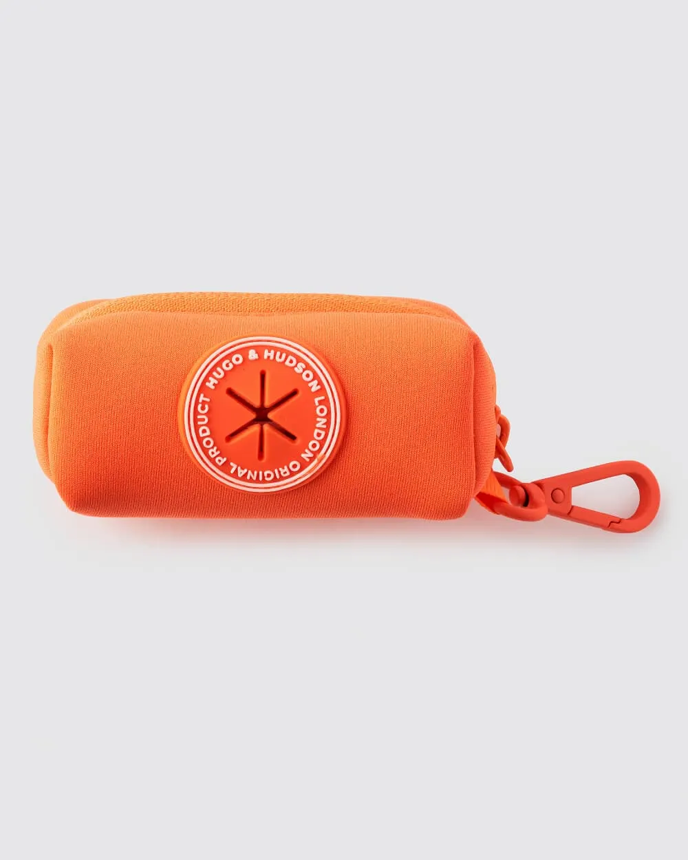 Matching Orange Waterproof Bundle - Collar, Lead and Poop Bag Holder