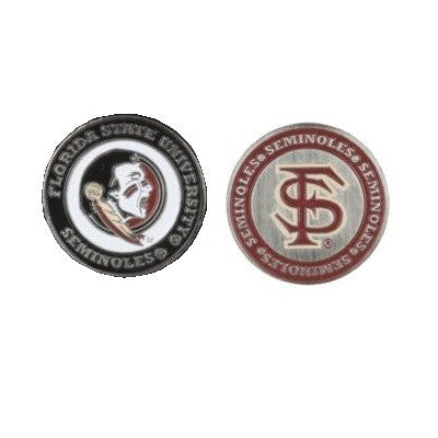 NCAA Double Sided Collegiate Golf Ball Marker Coins