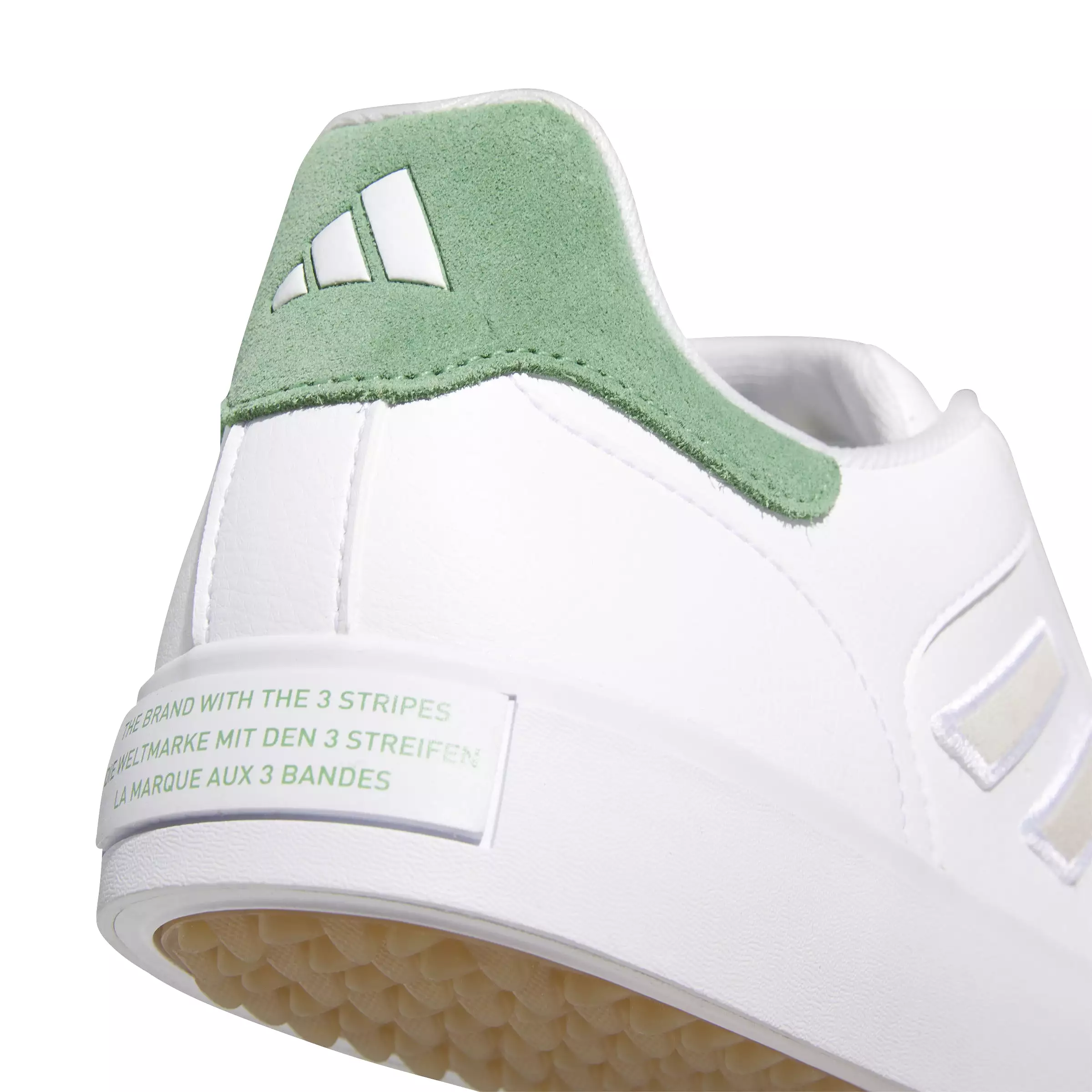 NEW adidas Retrocross 24 Spikeless Golf Shoes - White/Preloved Green