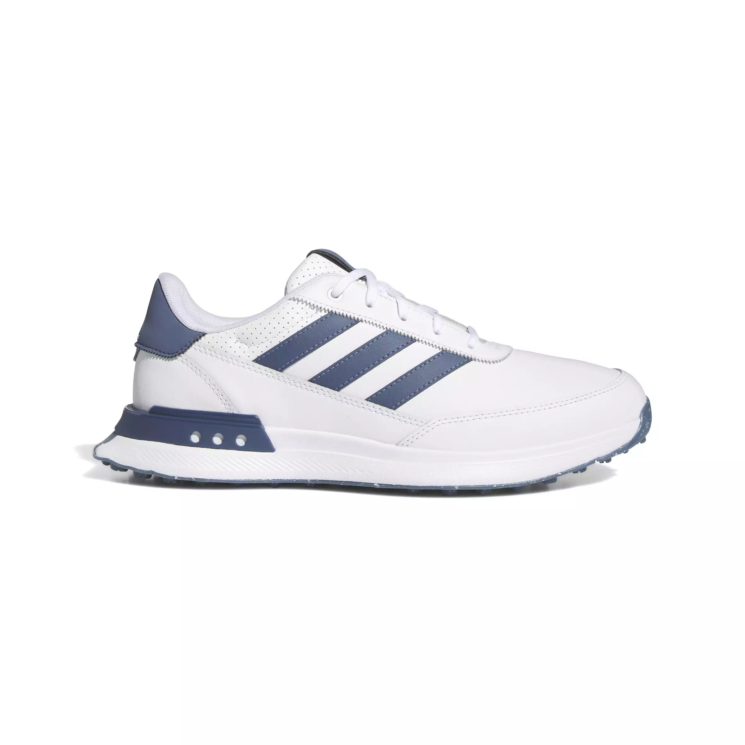 NEW adidas S2G Spikeless Leather 24 Golf Shoes - White/Collegiate Navy