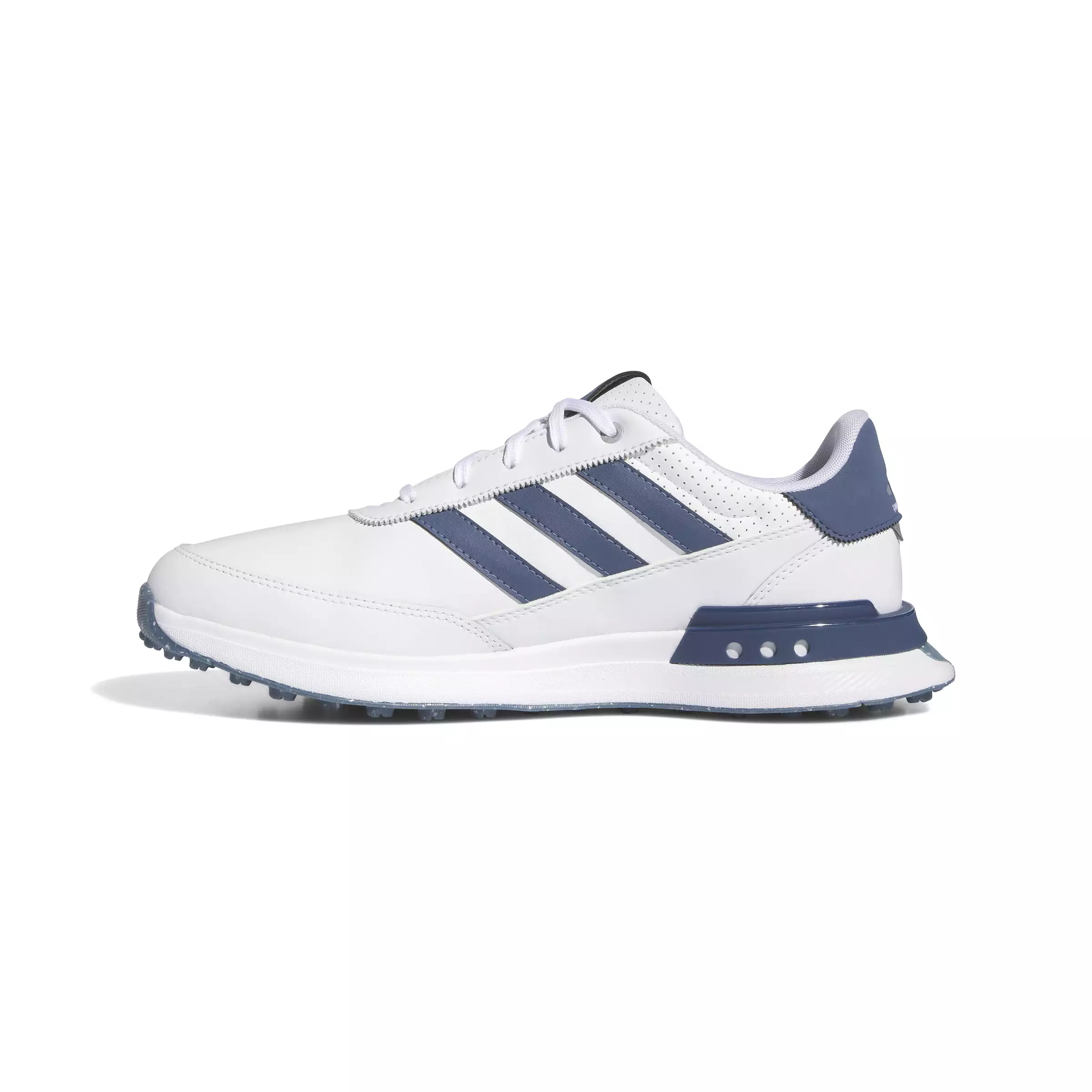 NEW adidas S2G Spikeless Leather 24 Golf Shoes - White/Collegiate Navy