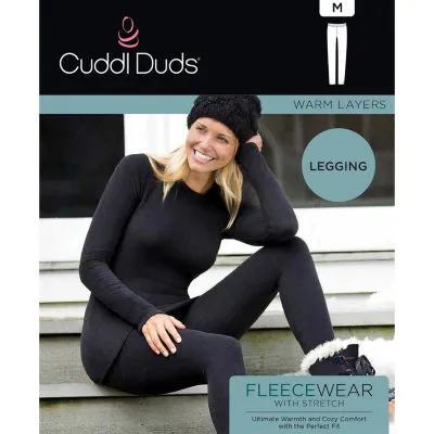 new!Cuddl Duds Fleecewear Thermal Pants