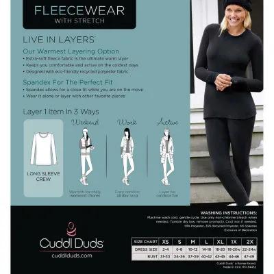 new!Cuddl Duds Fleecewear Thermal Shirt-Tall