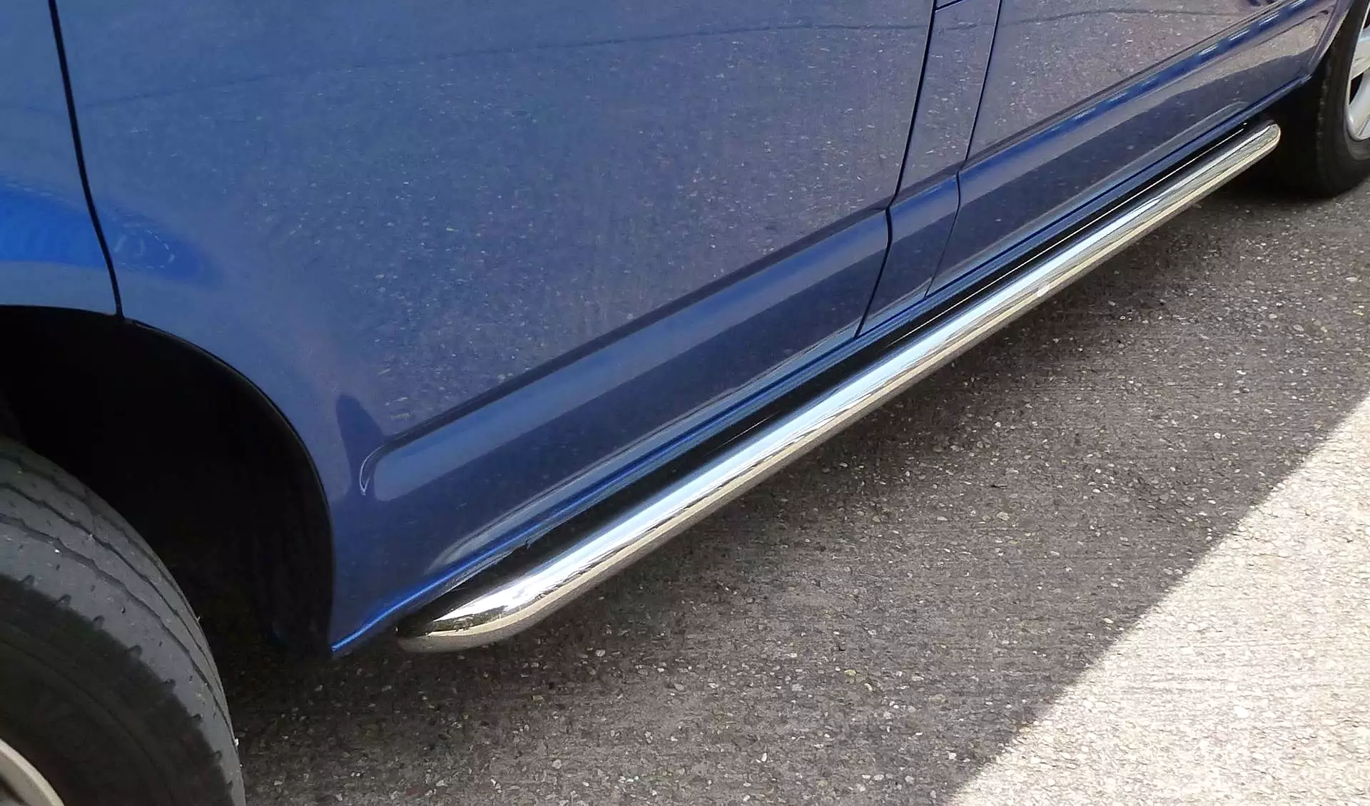 OE Style Stainless Steel Side Bars for Volkswagen Transporter T5 LWB