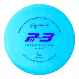 Prodigy PA-3 Putt & Approach Disc - Ezra Robinson Signature Series  300 G soft Plastic Disc Golf