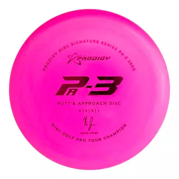 Prodigy PA-3 Putt & Approach Disc - Kevin Jones Signature Series  350G Plastic Disc Golf