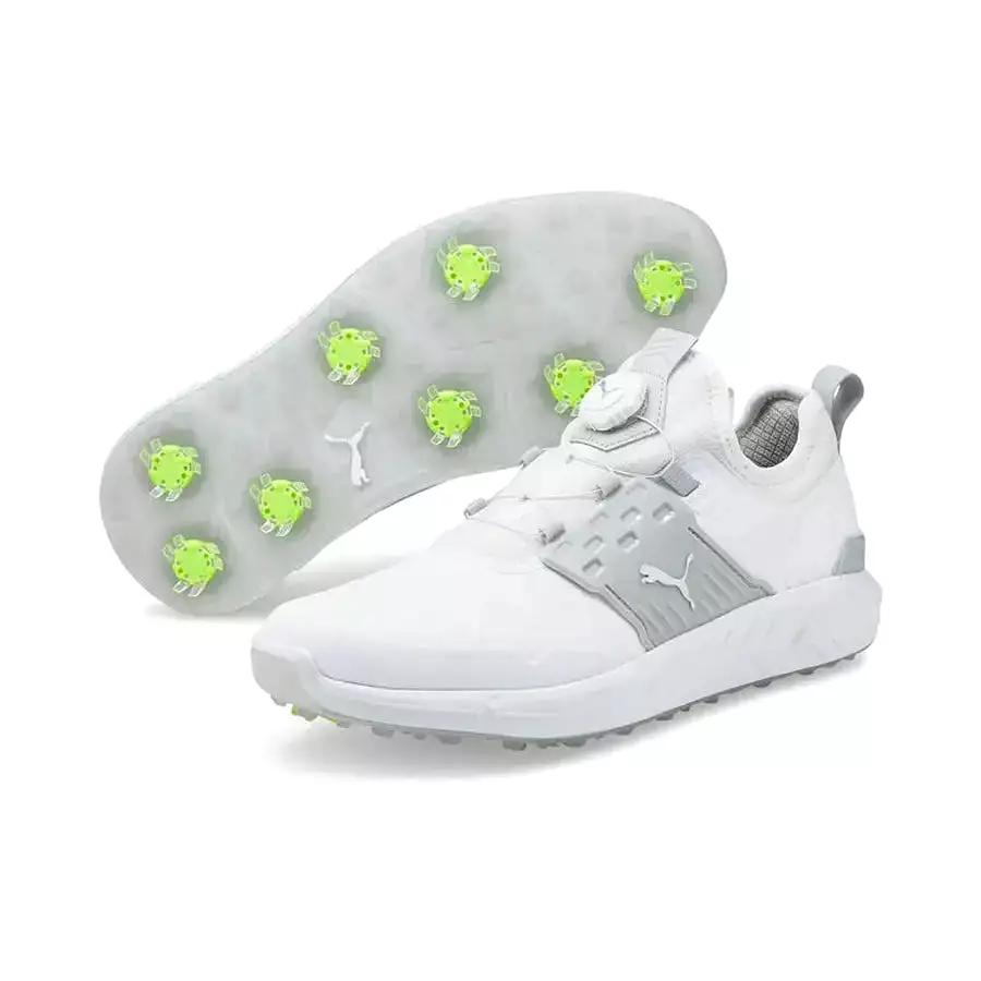 Puma Ignite Articulate Disc Spiked Golf Shoes - White