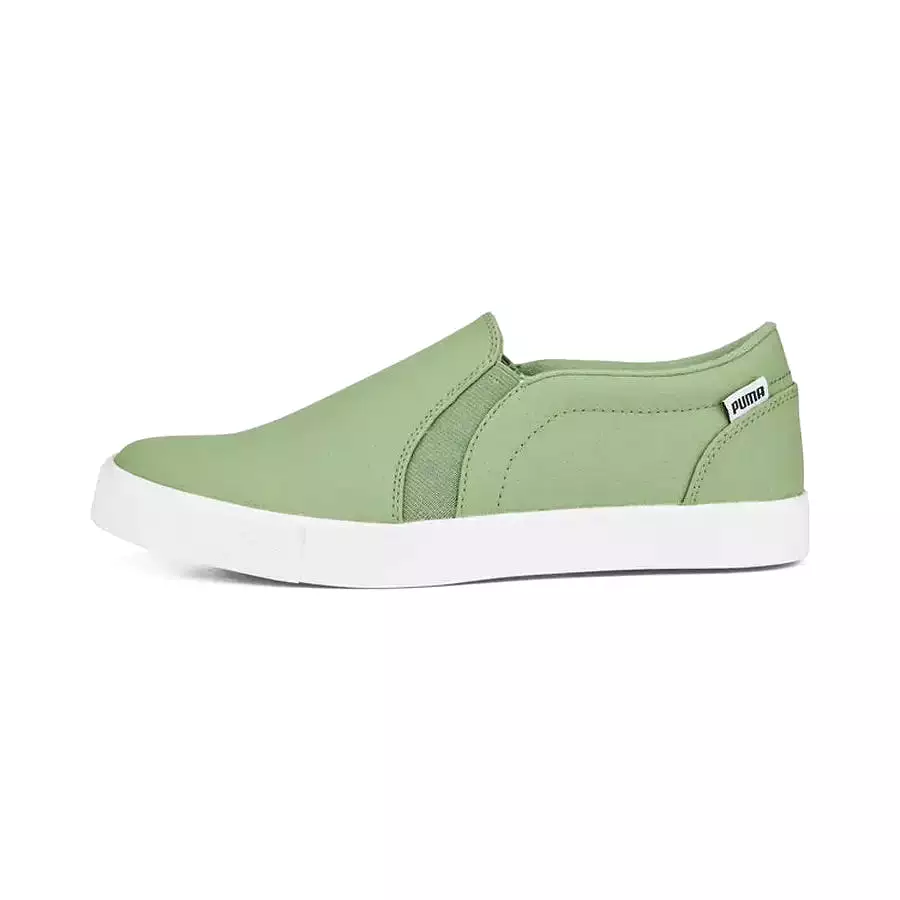 Puma TUSTIN Slip-On Ladies Spikeless Golf Shoes - Green