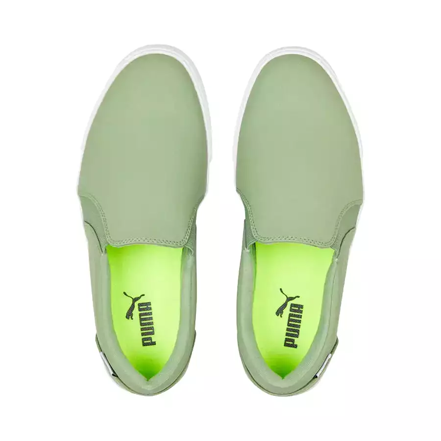 Puma TUSTIN Slip-On Ladies Spikeless Golf Shoes - Green