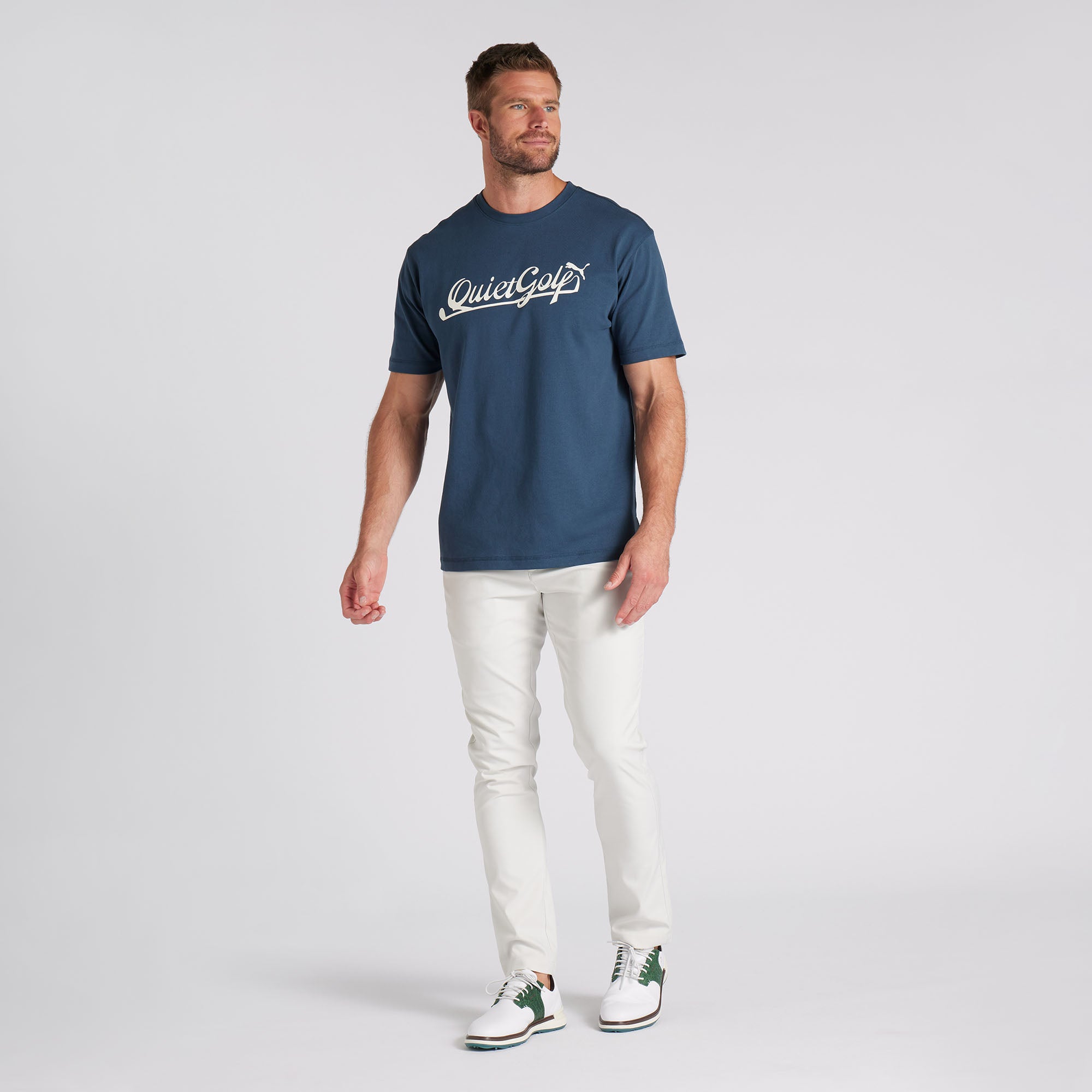 Puma x Quiet Golf Script Graphic Golf T-Shirt