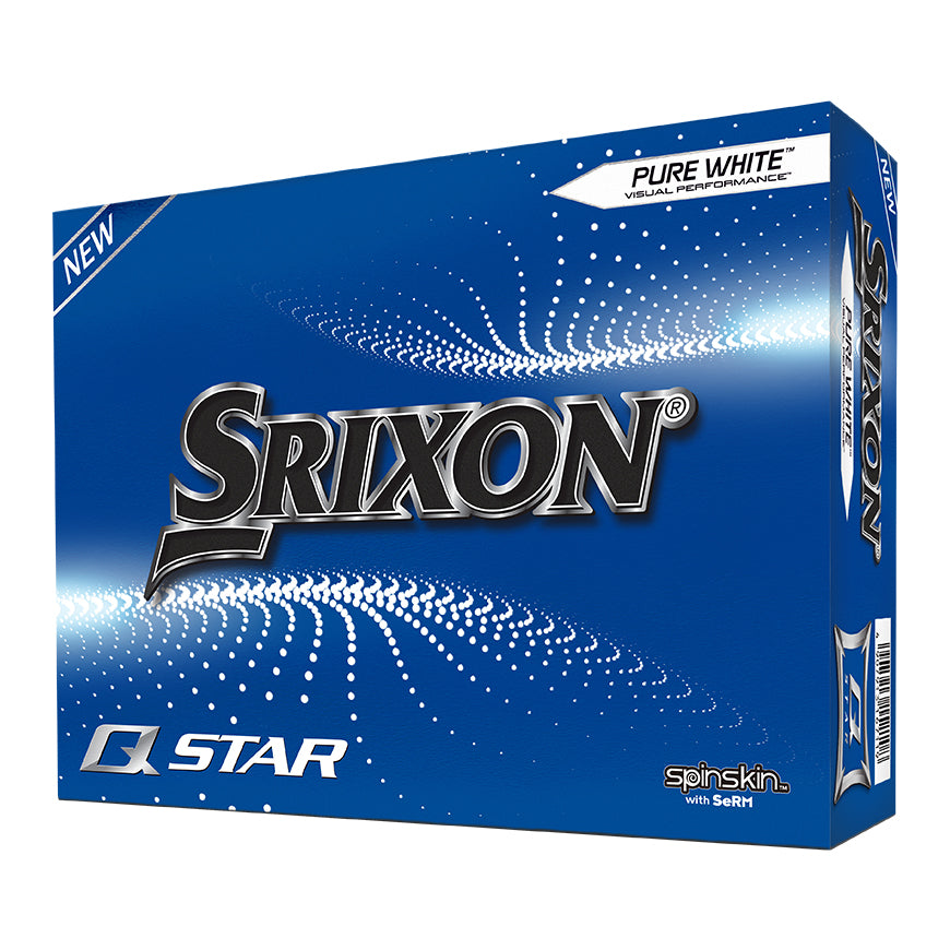 Srixon Q Star 6 Pure White Golf Balls 1 Dozen