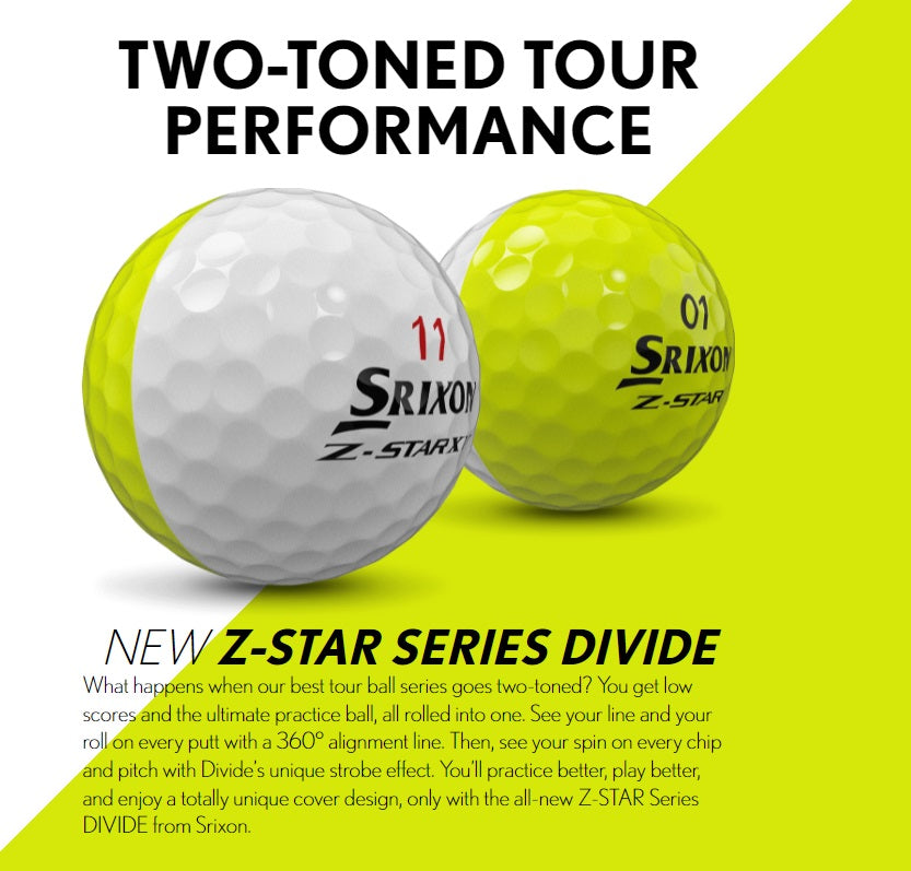 Srixon Z-Star XV Divide Golf Balls (1 Dozen)