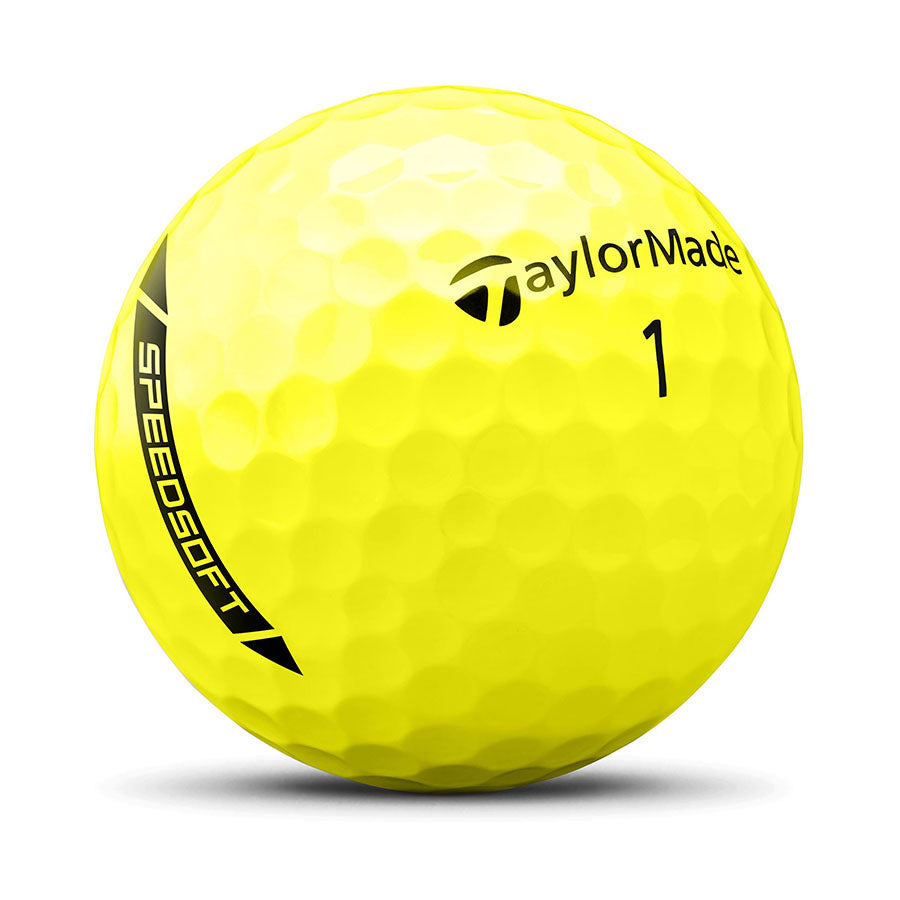 TaylorMade 2024 SpeedSoft Yellow Golf Balls (1 Dozen)