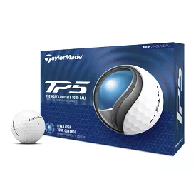 TaylorMade 2024 TP5 White Golf Balls (1 Dozen)