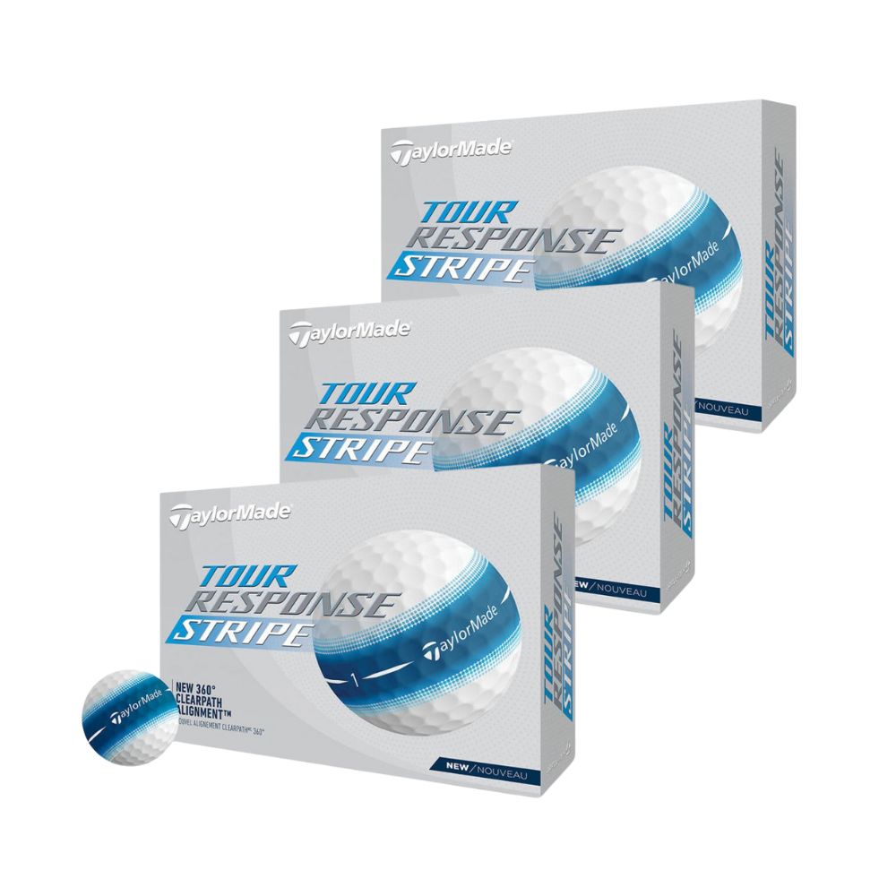 Taylormade Tour Response Blue Stripe Golf Balls (3 Dozen)