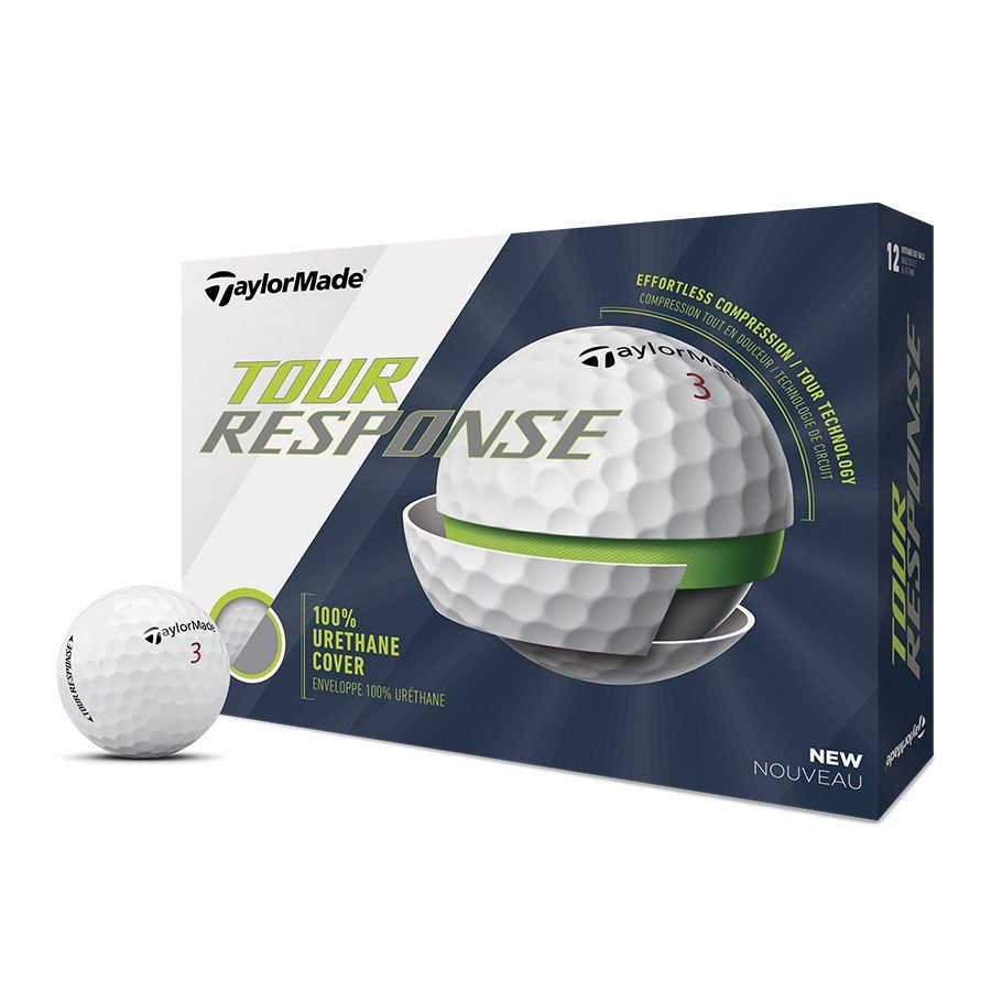 TaylorMade Tour Response Golf Balls White (1 Dozen)