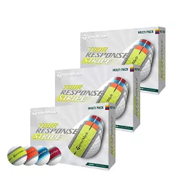 Taylormade Tour Response Stripe Multi-Pack Golf Balls (3 Dozen)