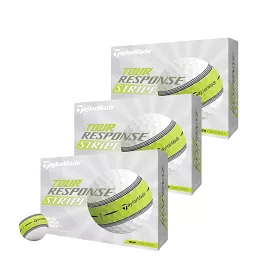 Taylormade Tour Response Stripe White Golf Balls (3 Dozen)