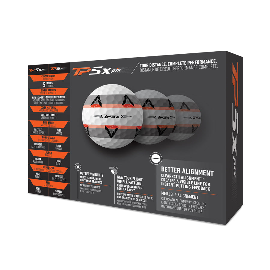 Taylormade TP5x PIX Golf Balls (2 Dozen Promo)