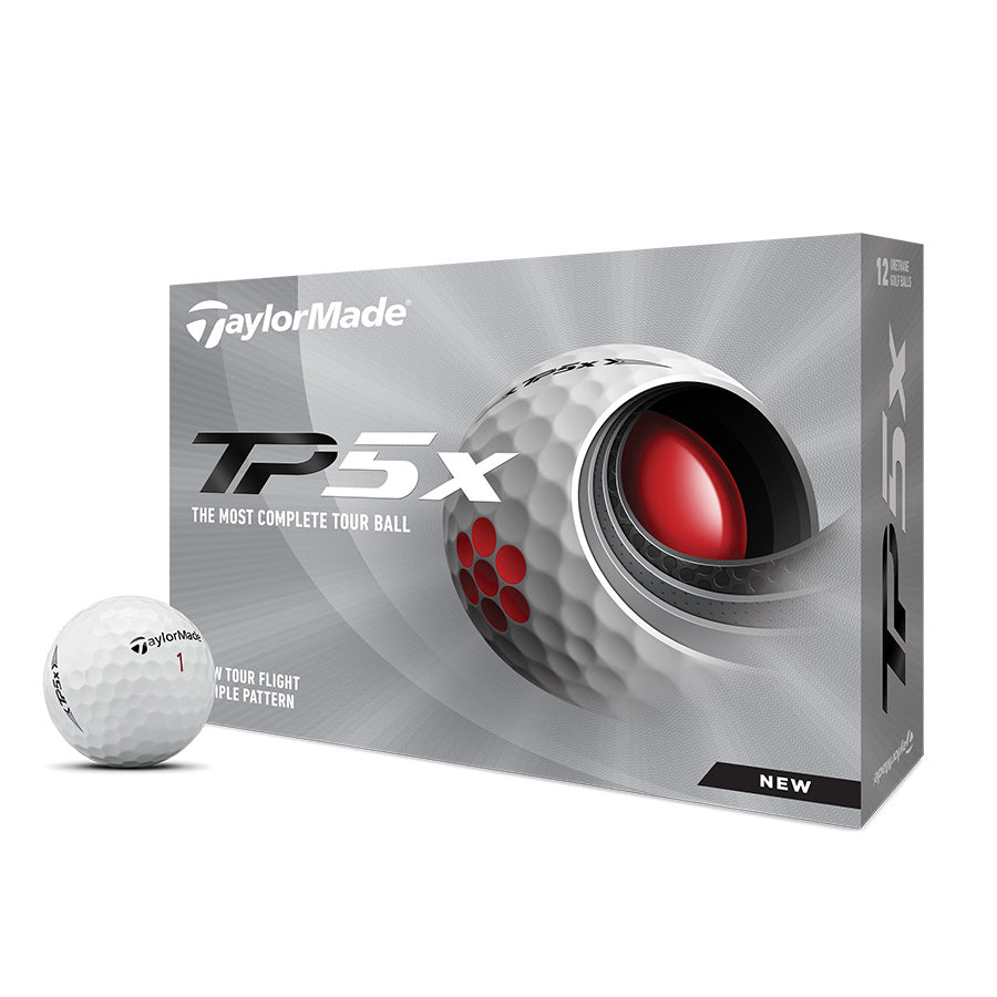 Taylormade TP5x White Golf Balls (1 Dozen)