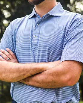 Turtleson Carter Stripe Performance Polo