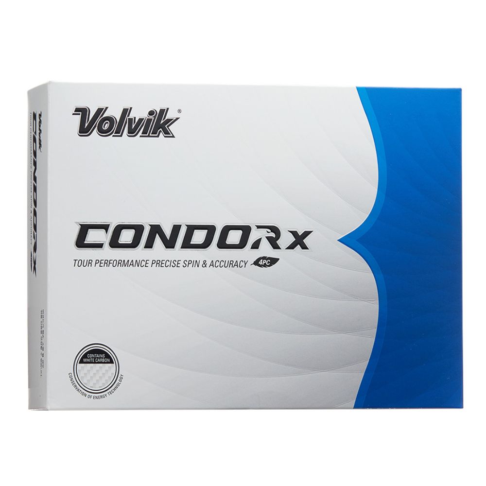 Volvik 2024 Condor X Golf Balls White - 1 Dozen