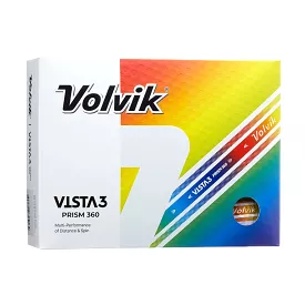 Volvik 2024 Vista3 Prism 360 Golf Balls (1 Dozen)