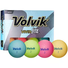 Volvik Vivid Lite Matte Finish Golf Balls - Sale!