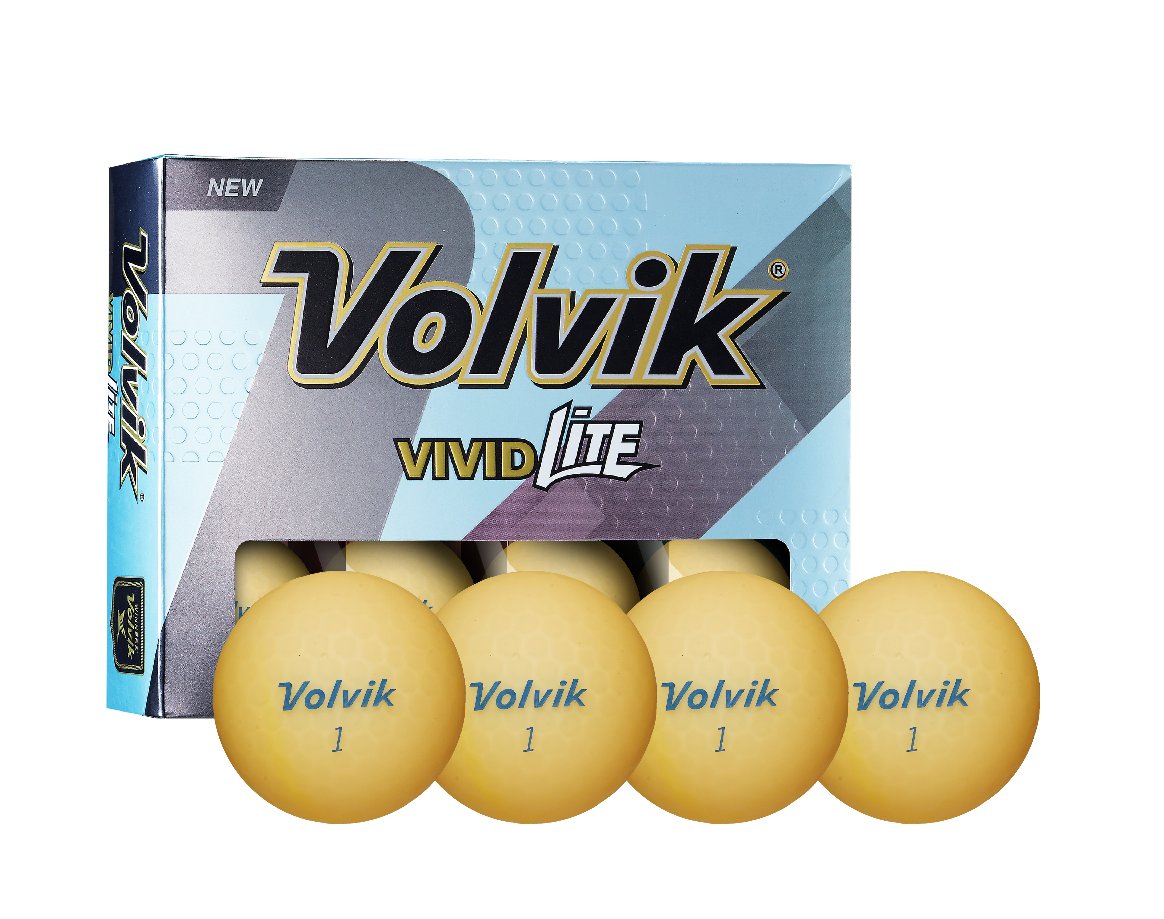 Volvik Vivid Lite Matte Finish Golf Balls - Sale!