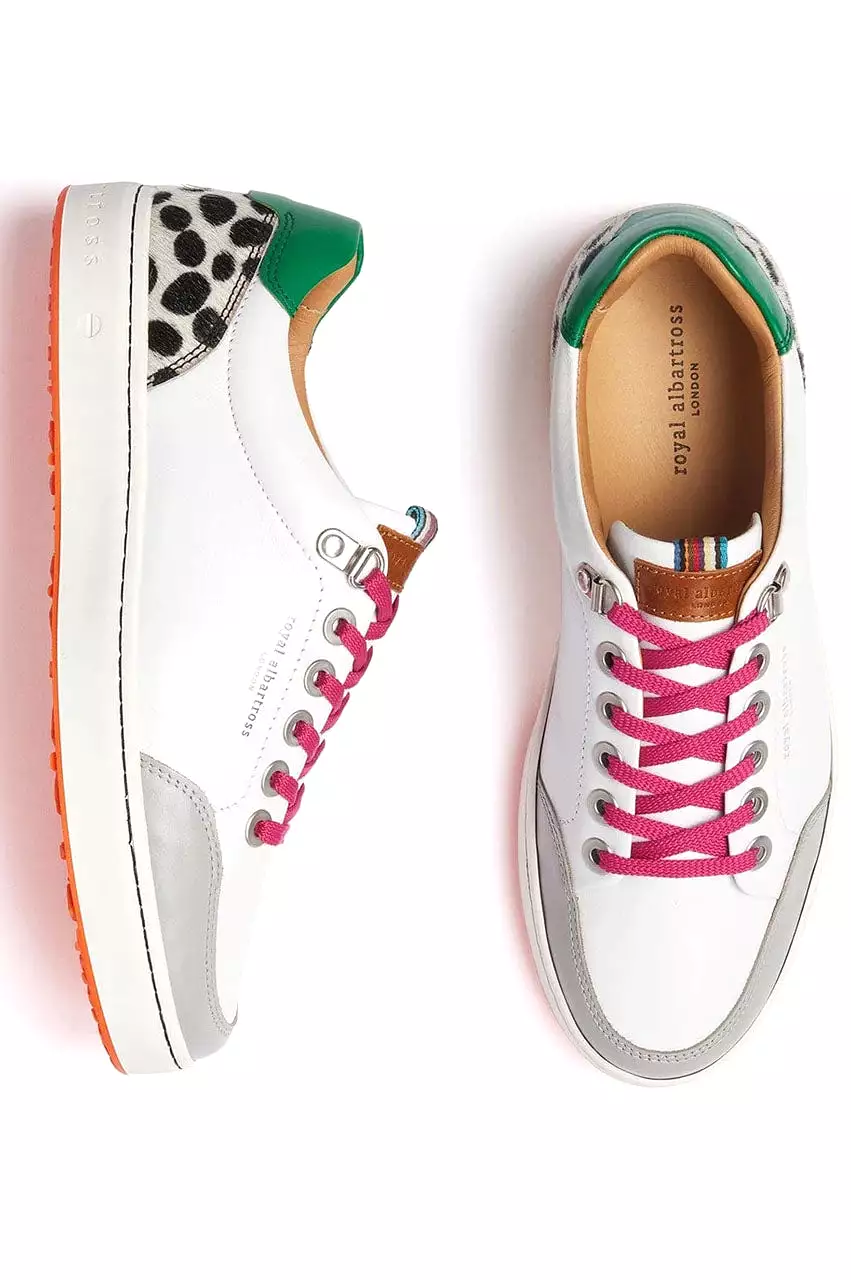 Women's Royal Albartross Golf Shoes | The Fieldfox Dalmation