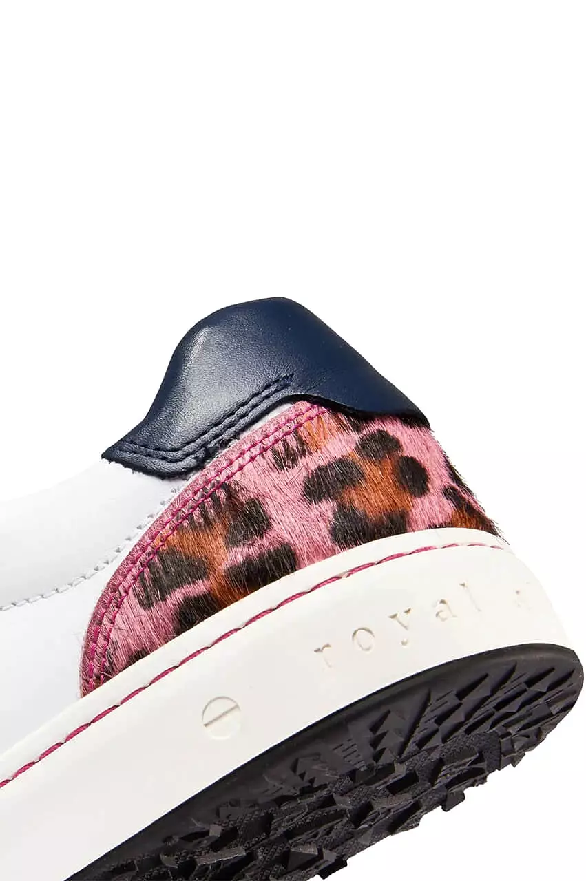 Women's Royal Albartross Golf Shoes | The Fieldfox Pink Leopard